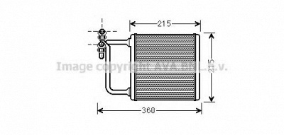 AVA QUALITY COOLING msa6470 -  Теплообменник, отопление салона